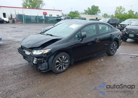 2013 Honda Civic Ex from USA, damaged, VIN 19XFB2F8XDE006849